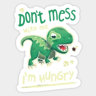 Baby Hangry Velociraptor Sticker